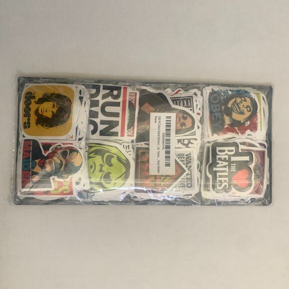 Marolak 500 Pieces Rock Vinyl Stickers Waterproof Brand New - Picture 8 of 10